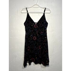 Mossimo floral babydoll y2k‎ fairy grunge mini dress womens XS